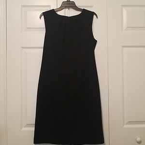 Black sheath dress